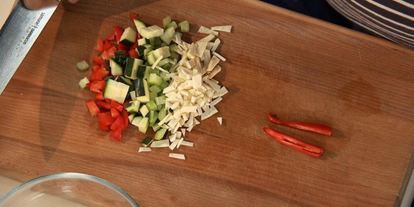 Шаг 1: филе морского языка с брускеттой