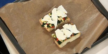 Шаг 4: филе морского языка с брускеттой