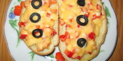 Шаг 9: горячего бутерброда брускетта