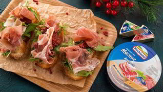 Рецепт Итальянской брускетты с прошутто