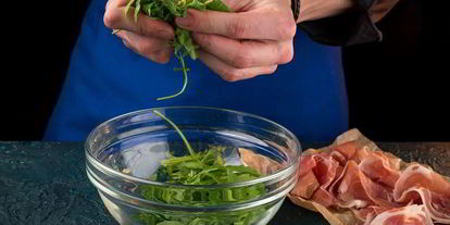 Шаг 3: итальянской брускетты с прошутто