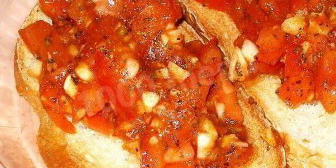 Рецепт итальянской брускетты