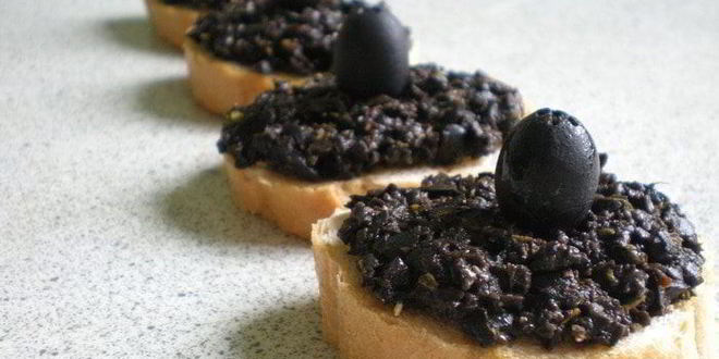 Рецепт оливковой брускетты