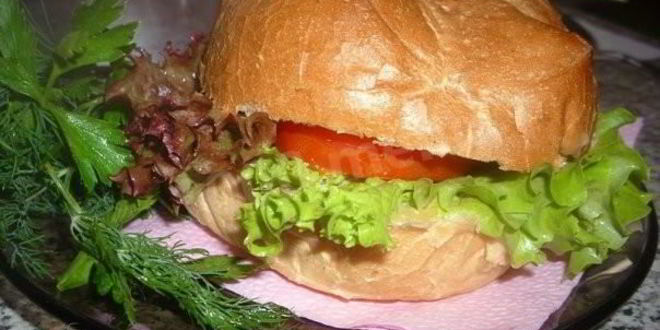 Рецепт бига бургер с куриным фаршем