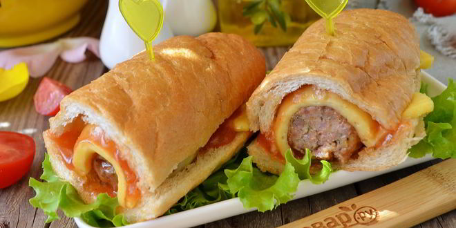 Рецепт бургера с фрикадельками