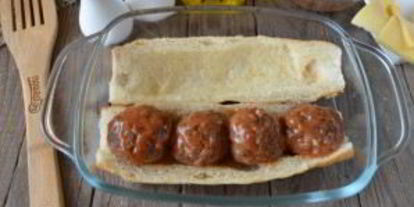 Шаг 6: бургера с фрикадельками