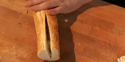 Шаг 5: бургера с говяжьей грудинкой и овощами фри