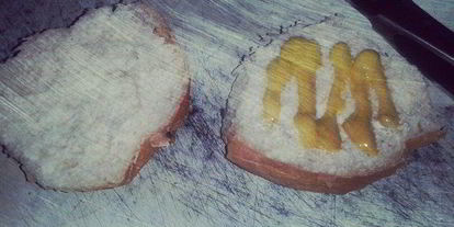 Шаг 1: бургера с куриной котлетой