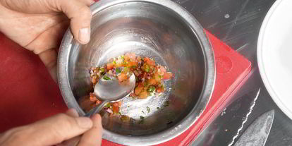 Шаг 1: бургера с семгой