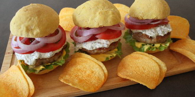 Рецепт бургера со свиным бифштексом