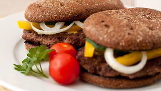 Рецепт Домашнего гамбургера с ржаным хлебом