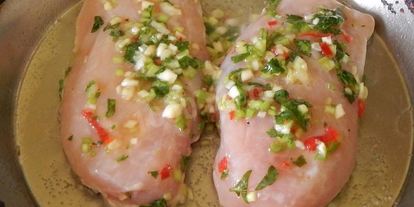 Шаг 8: гамбургера с куриным филе