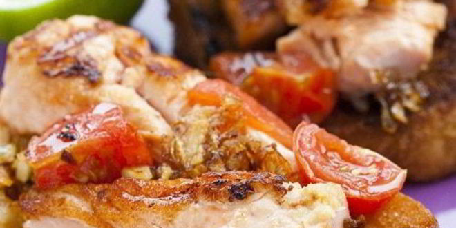 Рецепт гамбургера с семгой