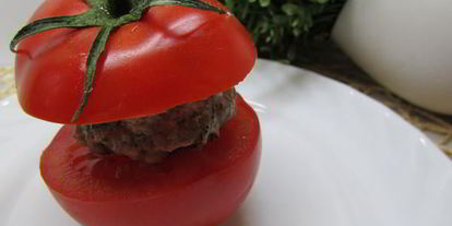 Шаг 7: гамбургера в помидорке