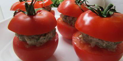 Шаг 8: гамбургера в помидорке