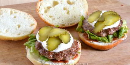 Шаг 6: гамбургера