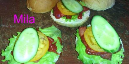 Шаг 6: гамбургеров с корейской морковкой