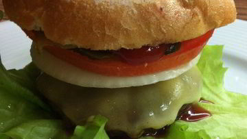 Рецепт Гамбургеров с овощами и сыром