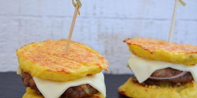 Рецепт картофельных бургеров с мясом