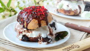 Рецепт Королевского бургера с мороженым