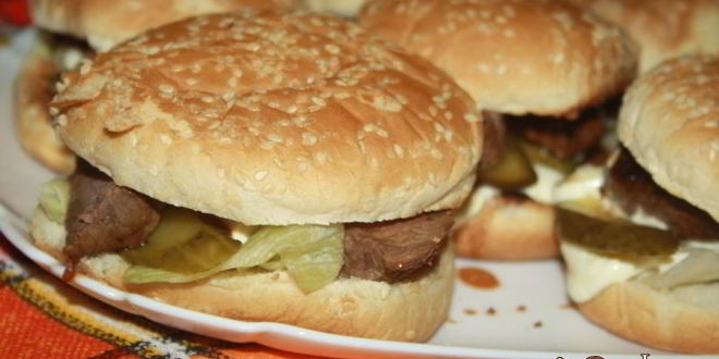 Рецепт стека-бургеров с мраморной говядиной