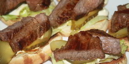 Шаг 6: стека-бургеров с мраморной говядиной