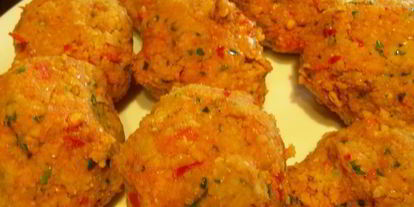 Шаг 1: вегетарианских бургеров из нута с чеддером