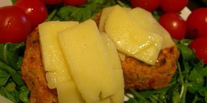 Шаг 4: вегетарианских бургеров из нута с чеддером