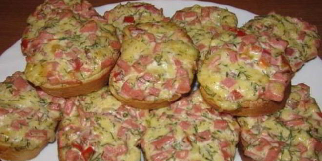 Рецепт бутерброда-пиццы