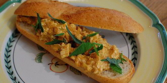 Рецепт бутерброда с восточным акцентом