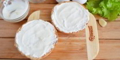 Шаг 3: бутерброда с яйцом