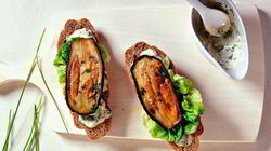 Рецепт Бутерброда с жареным баклажаном