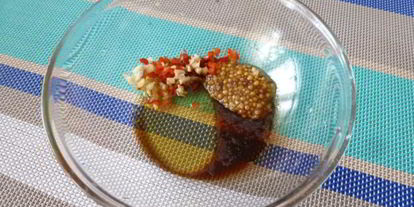 Шаг 1: бутерброда со стейком из тыквы, ржаным хлебом и пикантным соусом