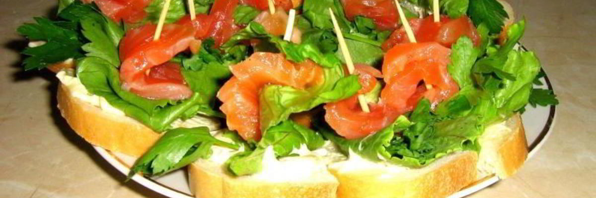 Рецепт Бутербродов на шпажках