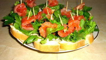 Рецепт Бутербродов на шпажках