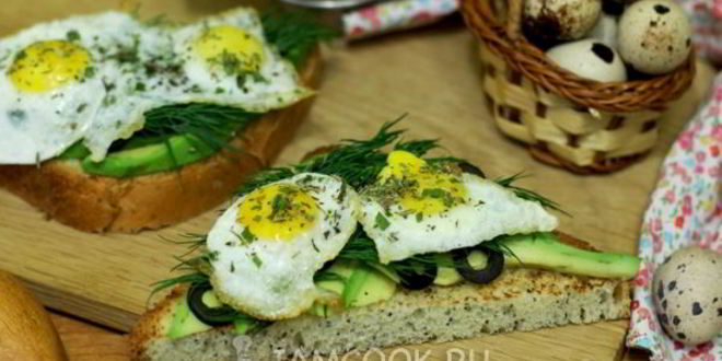 Рецепт бутербродов с авокадо