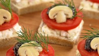 Рецепт Бутербродов с грибами