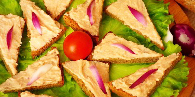 Рецепт бутербродов с икрой минтая