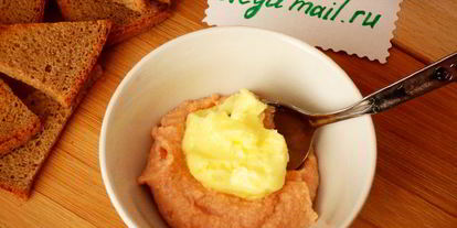 Шаг 2: бутербродов с икрой минтая