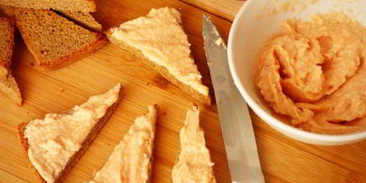 Шаг 3: бутербродов с икрой минтая