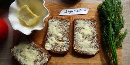 Шаг 1: бутербродов с икрой трески