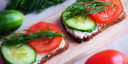 Шаг 4: бутербродов с икрой трески