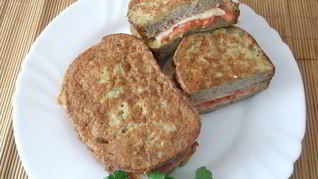 Рецепт Быстрого бутерброда в кляре