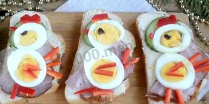 Шаг 7: быстрых бутербродов петушки