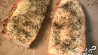 Рецепт Чесночно-сырного бутерброд