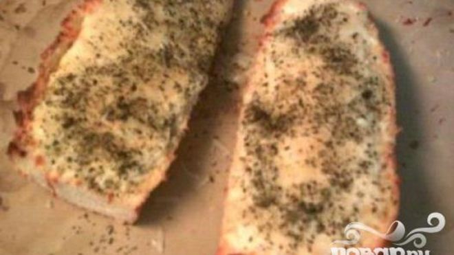 Рецепт Чесночно-сырного бутерброд