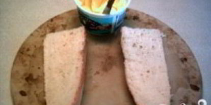 Шаг 1: чесночно-сырного бутерброд