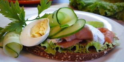 Шаг 4: датского открытого бутерброда с лососем