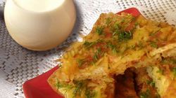 Рецепт Горячих бутербродов с картошкой и колбасой на сковороде