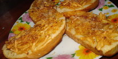 Шаг 3: горячих бутербродов с яблоком и корицей